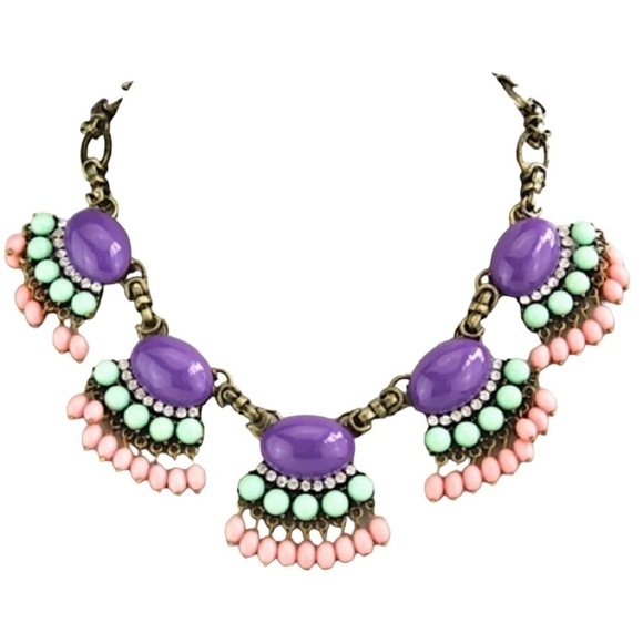 Purple Boho Necklace #183 - Picture 1 of 2